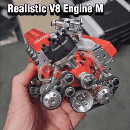 🎉Last Day Promotion 76% OFF + FREESHIPPING🔥 - Gasoline OHV V8 Small-block Engine Model Kits