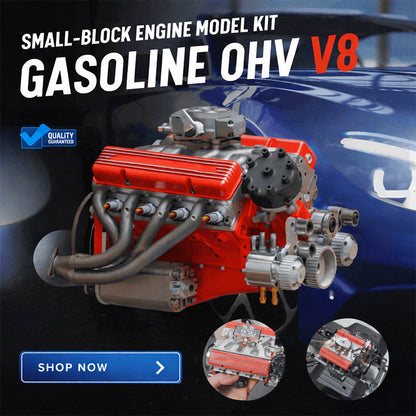 🎉Last Day Promotion 76% OFF + FREESHIPPING🔥 - Gasoline OHV V8 Small-block Engine Model Kits